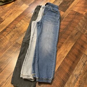 Carters Jogger Jeans Zip Off Hiking Pants Lot Size 8 EUC